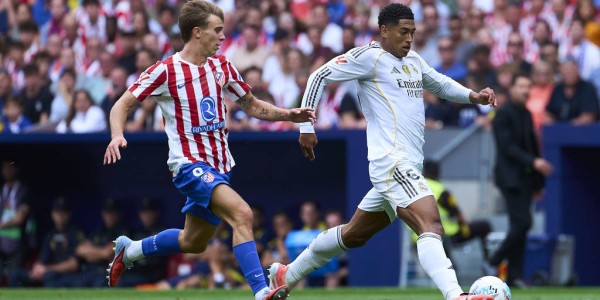 西甲-小蜘蛛双响姆巴佩破门难救主 马竞5-2送皇马赛季首败